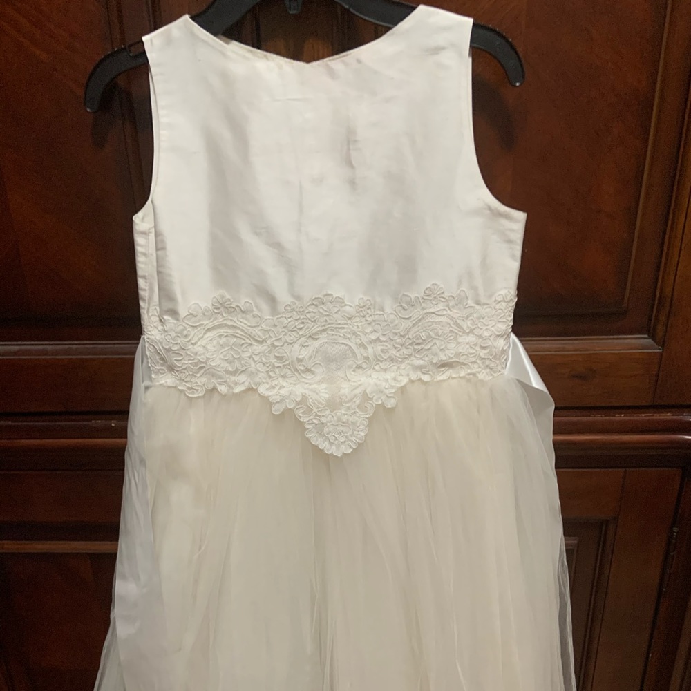 Off white silk dress size 8